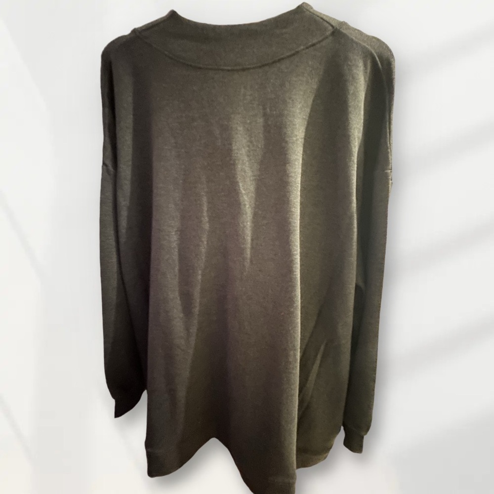 🇨🇦🆕NWT SMASH + TESS |2XL| Cozy minimalist Maya Lightweight Charcoal Cardigan* - Picture 3 of 16